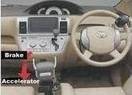 Japanese car for both legs handicapped person