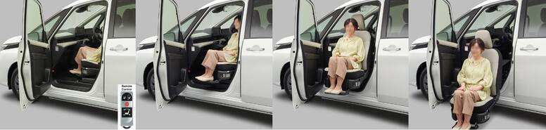 Nissan Serena Handicapped Car Front Seat Lift Up Type Mechanism
