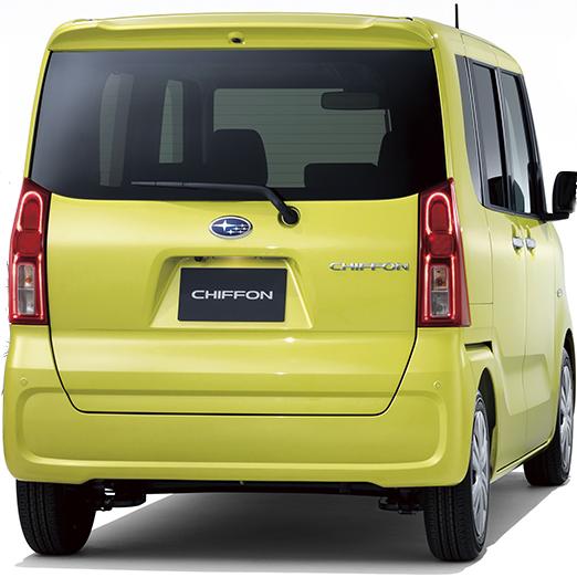 New Subaru Chiffon photo: Back view