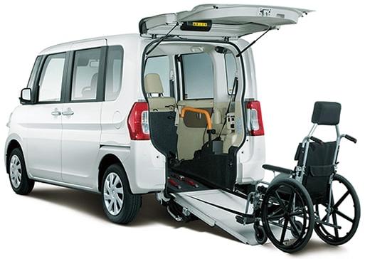  Subaru Chiffon Handicapped Car Rear Entry Slope Type