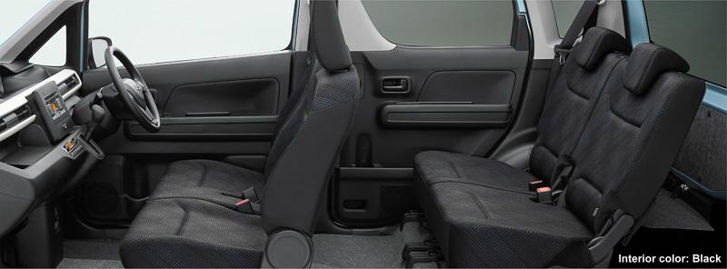 New Suzuki Wagon R Hybrid photo: Interior view (Black)