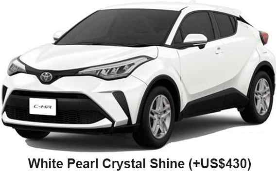 Toyota C-HR Color: White Pearl Crystal Shine