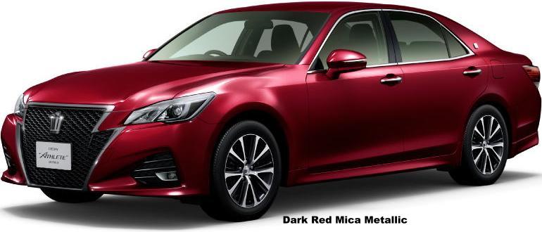 New Toyota Crown Athlete Body Color: Dark Red Mica Metallic New Toyota Crown Athlete Body Color: Dark Red Mica Metallic