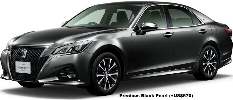 New Toyota Crown Athlete Body Color: Precious Black Pearl (option color +US$670) New Toyota Crown Athlete Body Color: Precious Black Pearl (option color +US$670)