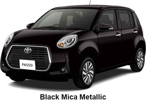 Toyota Passo Moda: Black Mica Metallic