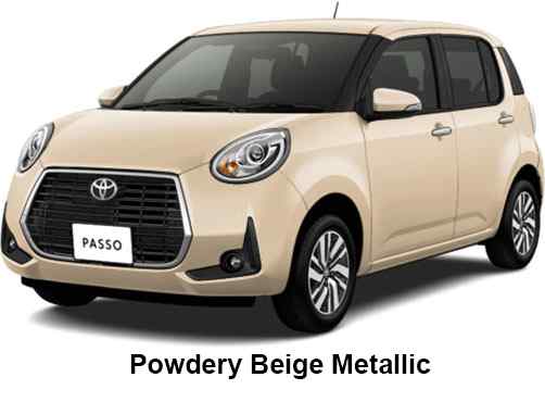Toyota Passo Moda: Powdery Beige Metallic