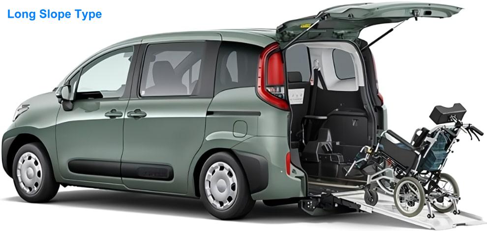 Toyota Sienta Wheelchair Accessible vehicle: Long slope type