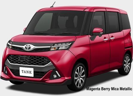 New Toyota Tank body color: MAGENTA BERRY MICA METALLIC