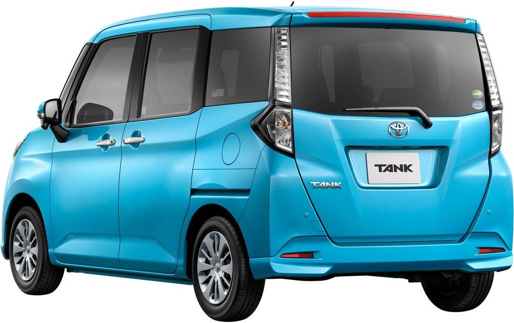 New Toyota Tank photo: Back view (Rear image)