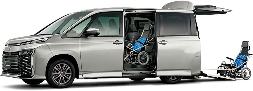 New Toyota Voxy Wheelchair Accessible Type from Rear Side (Wheelchair Back Side Access) New Toyota Voxy Wheelchair Accessible Type from Rear Side (Wheelchair Back Side Access)