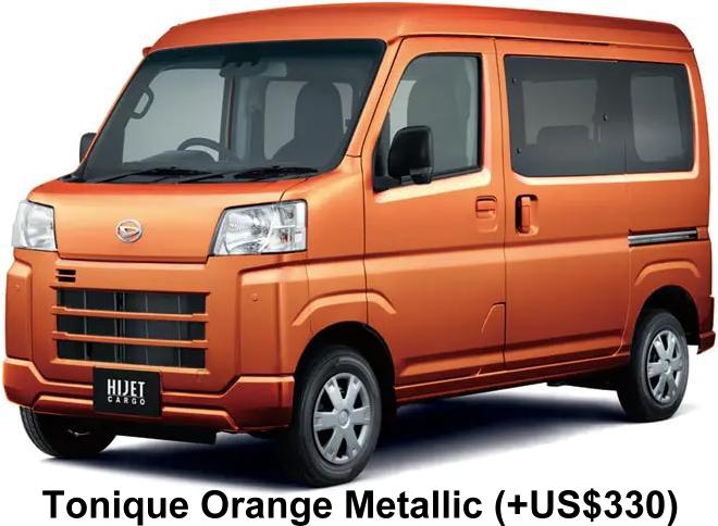 Daihatsu Hijet Cargo van Wheelchair Slope Type: Tonique Orange Metallic (+US$330)