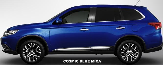 New Mitsubishi Outlander Body color: Cosmic Blue Mica