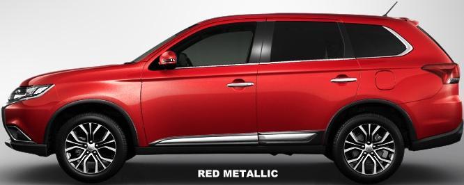 New Mitsubishi Outlander Body color: Red Metallic