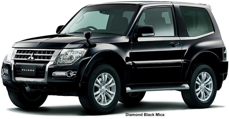 New Mitsubishi Pajero short body color: DIAMOND BLACK MICA