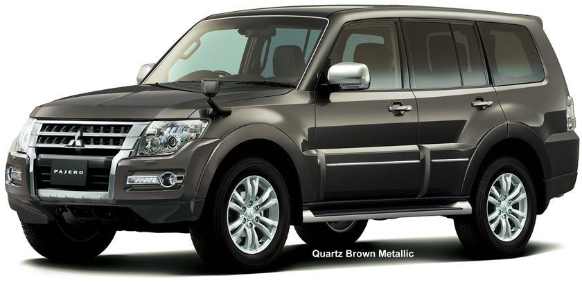 New Mitsubishi Pajero body color: QUARTZ BROWN METALLIC