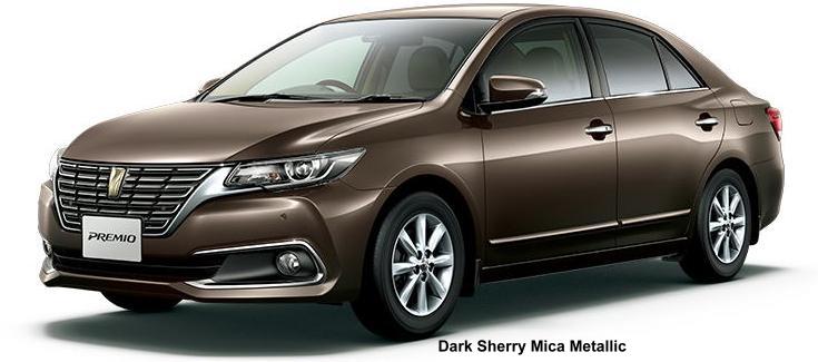 New Toyota Premio body color: DARK SHERRY MICA METALLIC