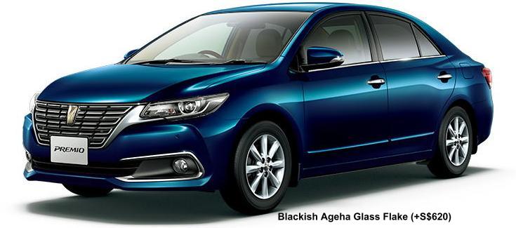 New Toyota Premio body color: BLACKISH AGEHA GLASS FLAKE (option color +US$620)