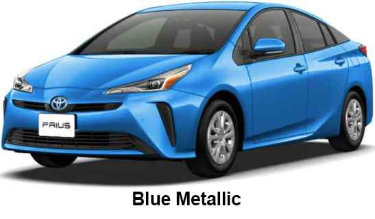 Toyota Prius Color: Blue Metallic