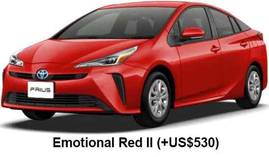Toyota Prius Color: Emotional Red