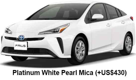 Toyota Prius Color: Platinum White Pearl Mica