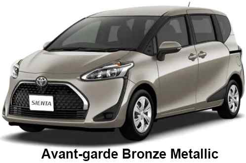 Toyota Sienta Hybrid Color: Avant Garde Bronze Metallic