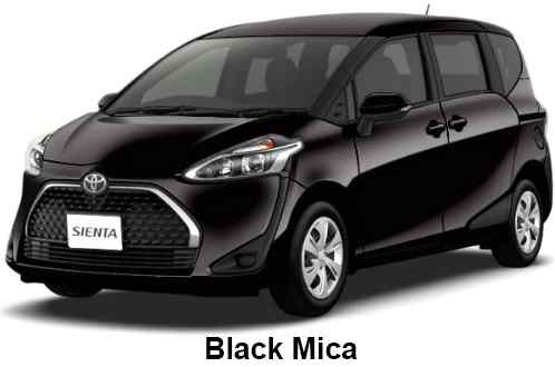 Toyota Sienta Hybrid Color: Black Mica