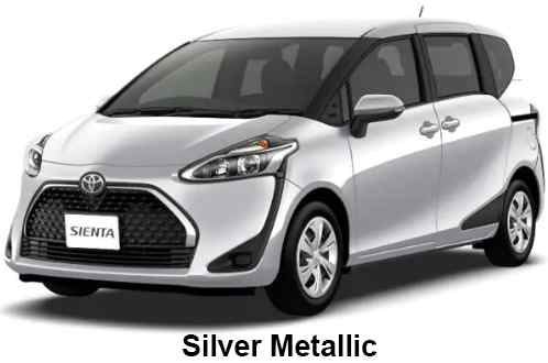 Toyota Sienta Color: Silver Metallic 8