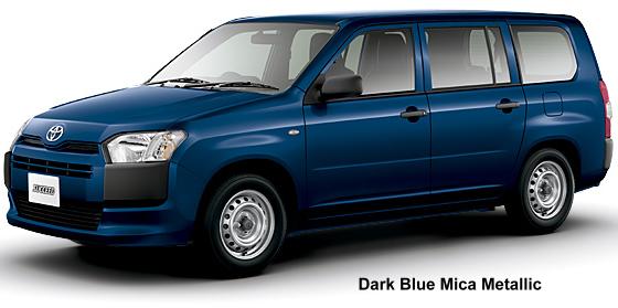New Toyota Succeed body color: Dark Blue Mica Metallic