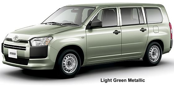 New Toyota Succeed body color: Light Green Metallic
