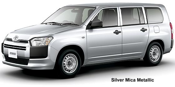 New Toyota Succeed body color: Silver Mica Metallic