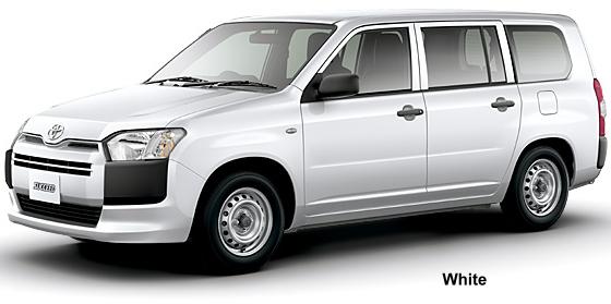 New Toyota Succeed body color: White