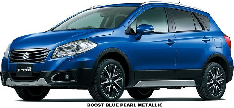 New Suzuki SX4 S-Cross Body color Boost Blue Pearl Metallic