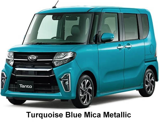 Daihatsu Tanto Color: Turquoise Blue Mica Metallic