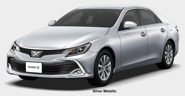 New Toyota Mark-X body color: SILVER METALLIC New Toyota Mark-X body color: SILVER METALLIC