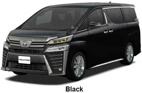 Toyota Velfire Hybrid Color: Black