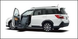 SUBARU EXIGA CROSSOVER-7 FRONT SEAT ACCESSIBLE VEHICLE: LIFTUP TYPE