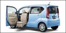 SUBARU STELLA FRONT SEAT ACCESSIBLE VEHICLE: LIFTUP TYPE