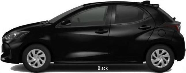 New Toyota Yaris body color: BLACK