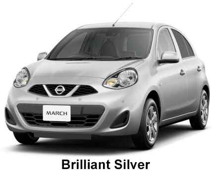 Nissan March Color: Brilliant Silver