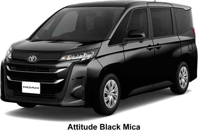 Toyota Noah body color: Attitude Black Mica