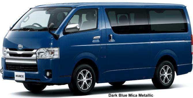 New Toyota Hiace body color: DARK BLUE MICA METALLIC