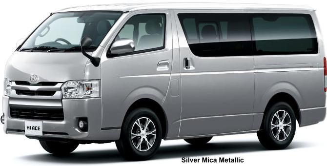 New Toyota Hiace van Body colors photo 