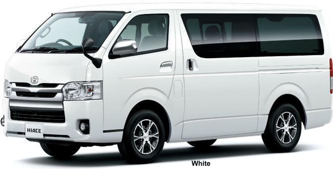New Toyota Hiace body color: WHITE